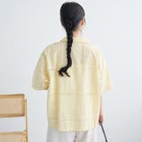 パッチワーク風フラワー刺繍半袖シャツ | coen【women】 | 詳細画像18 
