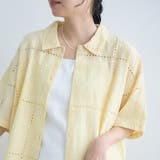 パッチワーク風フラワー刺繍半袖シャツ | coen【women】 | 詳細画像19 