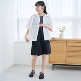 パッチワーク風フラワー刺繍半袖シャツ | coen【women】 | 詳細画像2 