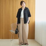 パッチワーク風フラワー刺繍半袖シャツ | coen【women】 | 詳細画像8 