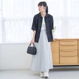3Dフラワー刺繍 ハーフスリーブシャツ | coen【women】 | 詳細画像12 