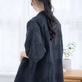 3Dフラワー刺繍 ハーフスリーブシャツ | coen【women】 | 詳細画像17 