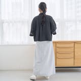 【吸水速乾 / 防しわ】シアー ポリエステルボイル 半袖シャツ | coen【women】 | 詳細画像21 