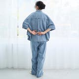 コットンレーヨンデニム半袖シャツ【インフルエンサー紹介アイテム】 | coen【women】 | 詳細画像13 