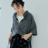 DK.GRAY | 【新色登場】コットンレーヨンデニム半袖シャツ(Youtube紹介アイテム) | coen【women】