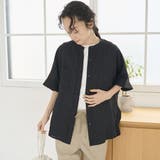 Wポケット バンドカラーストライプシャツ | coen【women】 | 詳細画像12