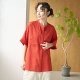 Wポケット バンドカラーストライプシャツ | coen【women】 | 詳細画像20