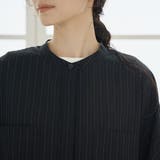 Wポケット バンドカラーストライプシャツ | coen【women】 | 詳細画像29