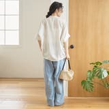 Wポケット バンドカラーストライプシャツ | coen【women】 | 詳細画像4