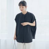 ポリエステルボイル タックバンドカラーシアーシャツ | coen【women】 | 詳細画像17