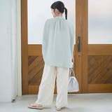 ポリエステルボイル タックバンドカラーシアーシャツ | coen【women】 | 詳細画像21