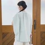 ポリエステルボイル タックバンドカラーシアーシャツ | coen【women】 | 詳細画像23