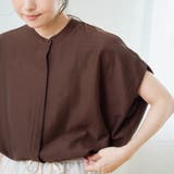 ポリエステルボイル タックバンドカラーシアーシャツ | coen【women】 | 詳細画像31