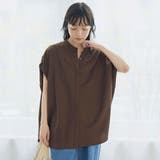 ポリエステルボイル タックバンドカラーシアーシャツ | coen【women】 | 詳細画像34