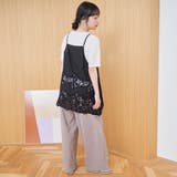 刺繍レース Aラインキャミソールビスチェ | coen【women】 | 詳細画像12