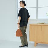裾刺繍レース スキッパーシアーバンドカラーブラウス | coen【women】 | 詳細画像11