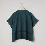 裾刺繍レース スキッパーシアーバンドカラーブラウス | coen【women】 | 詳細画像25