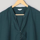 裾刺繍レース スキッパーシアーバンドカラーブラウス | coen【women】 | 詳細画像26