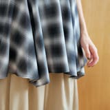 シアーオンブレチェック フレアキャミソールビスチェ | coen【women】 | 詳細画像14