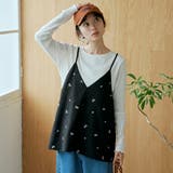 【セットアップ対応】フラワー刺繍 2wayキャミソールチュニックビスチェ | coen【women】 | 詳細画像5
