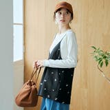 【セットアップ対応】フラワー刺繍 2wayキャミソールチュニックビスチェ | coen【women】 | 詳細画像6