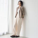 カットジャガード ショート丈レギュラーカラー半袖シャツ | coen【women】 | 詳細画像11
