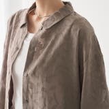 カットジャガード ショート丈レギュラーカラー半袖シャツ | coen【women】 | 詳細画像15