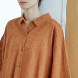 カットジャガード ショート丈レギュラーカラー半袖シャツ | coen【women】 | 詳細画像23