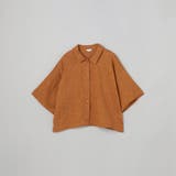 カットジャガード ショート丈レギュラーカラー半袖シャツ | coen【women】 | 詳細画像25