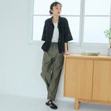 カットジャガード ショート丈レギュラーカラー半袖シャツ | coen【women】 | 詳細画像4