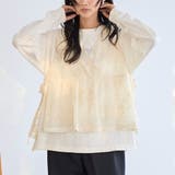 NATURAL | メッシュレース2WAYベスト | coen【women】