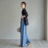 【新色登場・追加】3Dフラワー刺繍 ハーフスリーブシャツ | coen【women】 | 詳細画像15 