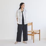 【新色登場・追加】3Dフラワー刺繍 ハーフスリーブシャツ | coen【women】 | 詳細画像8 