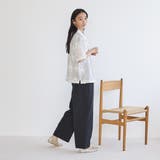 【新色登場・追加】3Dフラワー刺繍 ハーフスリーブシャツ | coen【women】 | 詳細画像9 