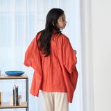 リネンレーヨンスクエアドルマンブラウス | coen【women】 | 詳細画像15 