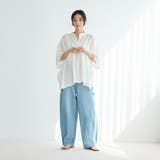 リネンレーヨンスクエアドルマンブラウス | coen【women】 | 詳細画像5 