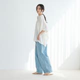 リネンレーヨンスクエアドルマンブラウス | coen【women】 | 詳細画像6 
