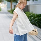 【Lipa別注】 刺繍タックコットンフレンチブラウス | coen【women】 | 詳細画像3