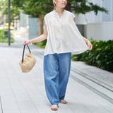 【Lipa別注】 刺繍タックコットンフレンチブラウス | coen【women】 | 詳細画像5