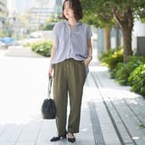 バックシャーリングスキッパーフレンチスリーブブラウス | coen【women】 | 詳細画像23