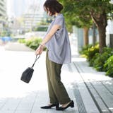 バックシャーリングスキッパーフレンチスリーブブラウス | coen【women】 | 詳細画像24