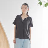 【接触冷感】袖フリルスキッパーブラウス | coen【women】 | 詳細画像11