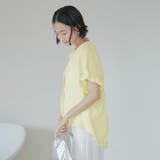 【接触冷感】袖フリルスキッパーブラウス | coen【women】 | 詳細画像18