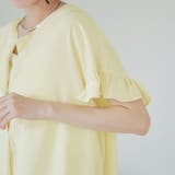 【接触冷感】袖フリルスキッパーブラウス | coen【women】 | 詳細画像20
