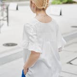【接触冷感】袖フリルスキッパーブラウス | coen【women】 | 詳細画像3