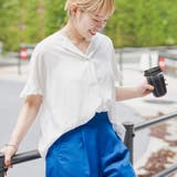 【接触冷感】袖フリルスキッパーブラウス | coen【women】 | 詳細画像4