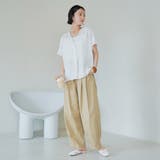 【接触冷感】袖フリルスキッパーブラウス | coen【women】 | 詳細画像8