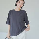 DK.GRAY | 【接触冷感】五分袖Tシャツブラウス | coen【women】