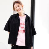 BLACK | 【スザンヌさんコラボ】Suuエンブロレース半袖シャツ | coen【women】
