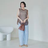 メッシュノースリーブ プルオーバー | coen【women】 | 詳細画像19 